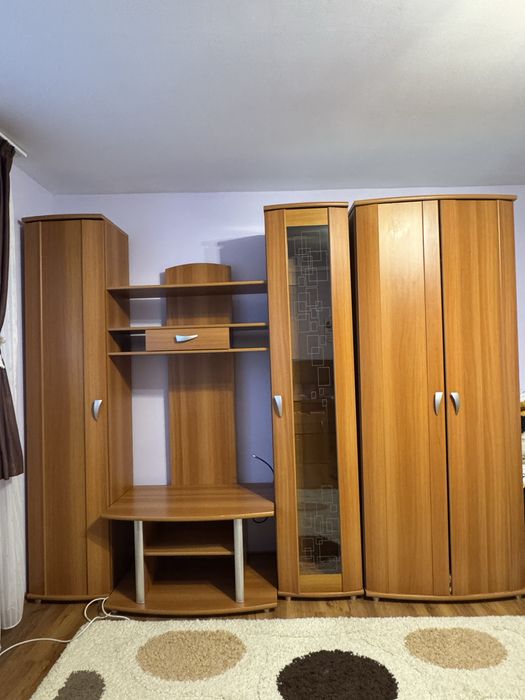 Mobilă living/dormitor LEMS – modernă, spațioasă, stare foarte bună