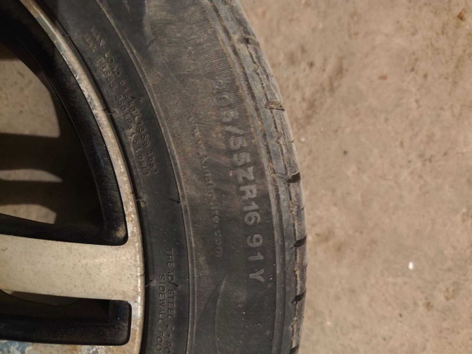 Алуминиеви Джанти 16 - 4 бр. + Безплатни летни глуми към тях 4 бр.