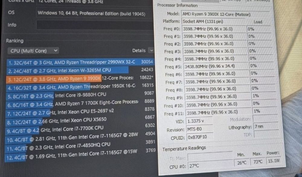 Procesor gaming AMD Ryzen 9 3900X 4.6GHz 24 core AM4