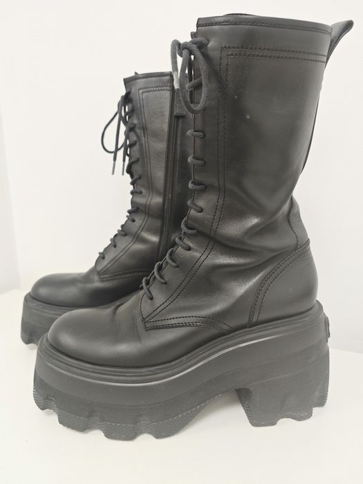 Кожени боти на платформа Casade, 40i,