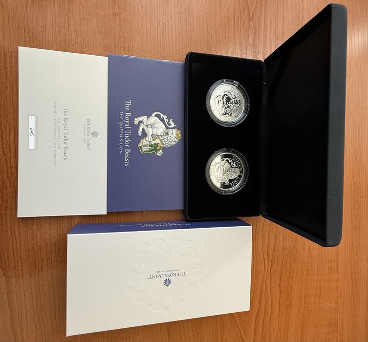 The Royal Tudor  Beasts-Queen’s Lion/Year of Horse 1oz 2026 Antiqued