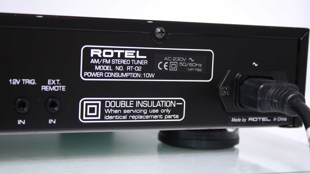 Tuner Rotel RT-02+telecomanda.