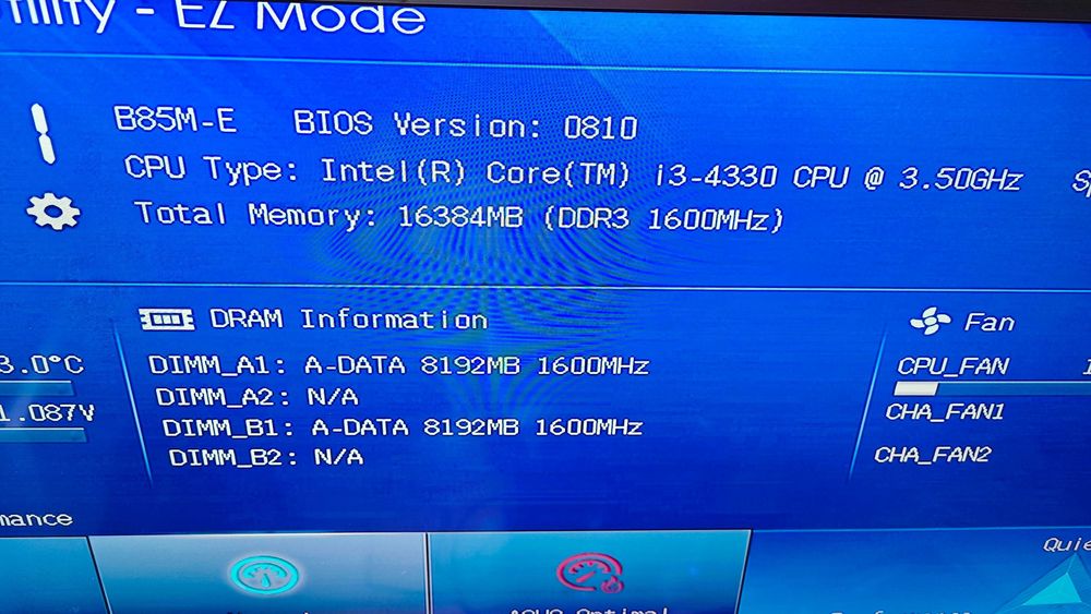 Десктоп компютър i3, 16gb ram, 120gb+1000gb, 500w