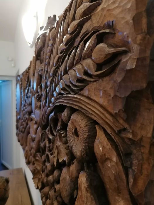 Уникална Дърворезба" Плодородието на България"