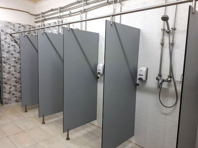 Монтаж под ключ сантехнические перегородки