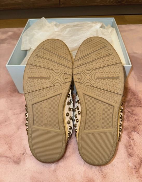 Lanvin curb sneakers