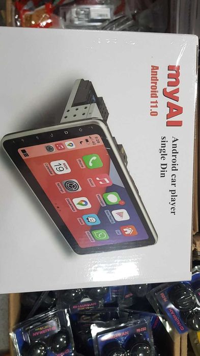 НАВИГАЦИЯ мултимедия за кола Android 11.0 1 din 10 инча ротация 360