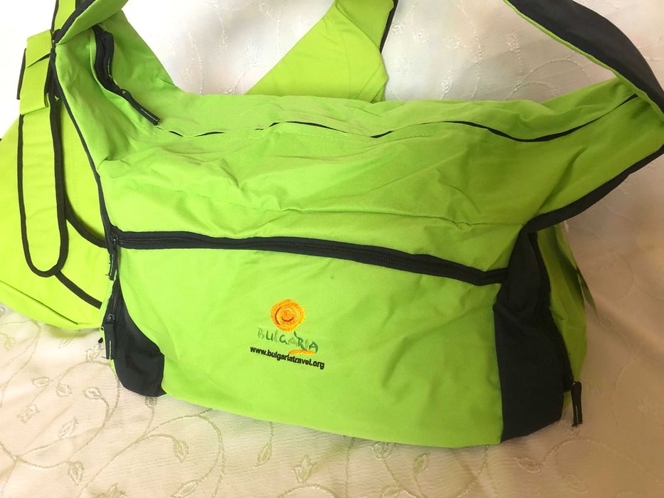 Спортен сак/ чанта и 2 бр раница  удобни за ниско тарифни авиокомпании