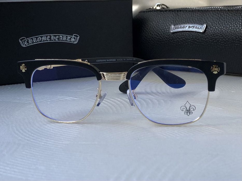 Очила за компютър Диоптрични рамки прозрачни слънчеви chrome hearts