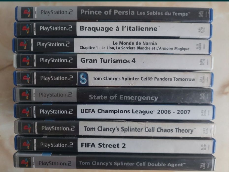[PS2] Vând 80 jocuri originale pentru PlayStation 2 //poze reale