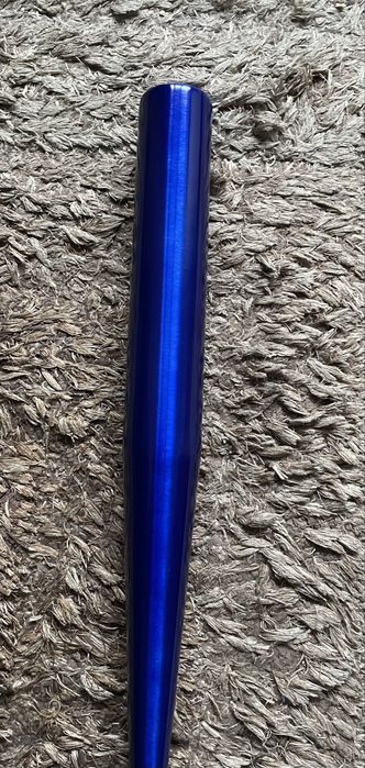 Bata de baseball aluminiu albastru