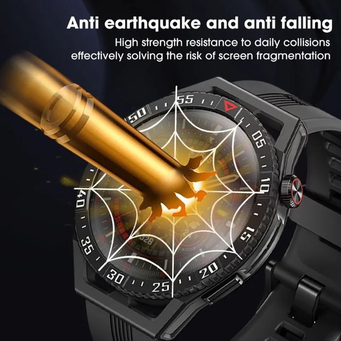 Huawei Watch 4 Pro / GT3 Pro / GT3 SE / Мек фолио протектор екран