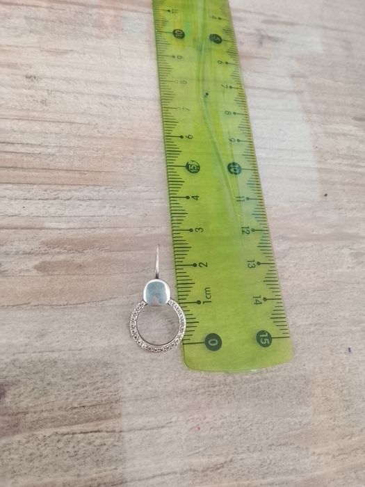 Серьги серебряные.