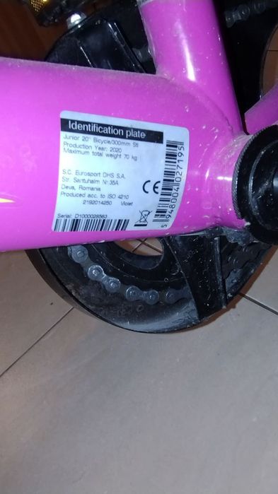 Vând bicicletă Kreativ junior 20".