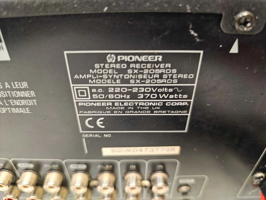 その他 Pioneer Pioneer SX-205 RDS 4 - 8ohm 370W Arad • OLX.ro