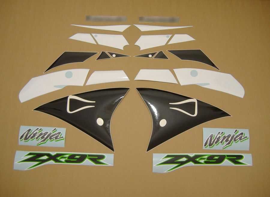 Стикери Kawasaki ZX9R Ninja 1994-2003 лепенки кавазаки 900 зх9р zx-9r