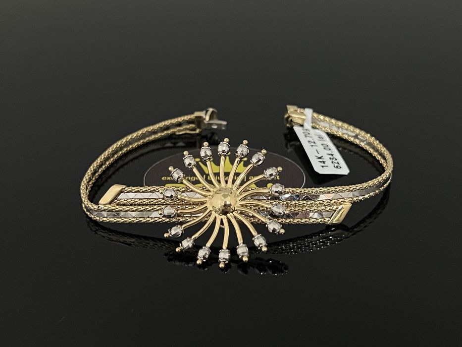 Bijuteria Royal CB : Bratara dama aur 14k 12,70gr, soare, 585