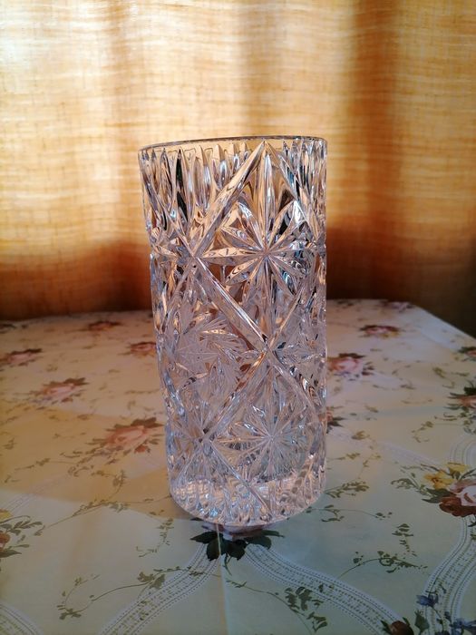 Ваза для цветов, хрусталь