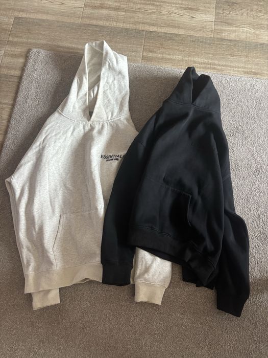 Essentials tracksuit oatmeal grey, black