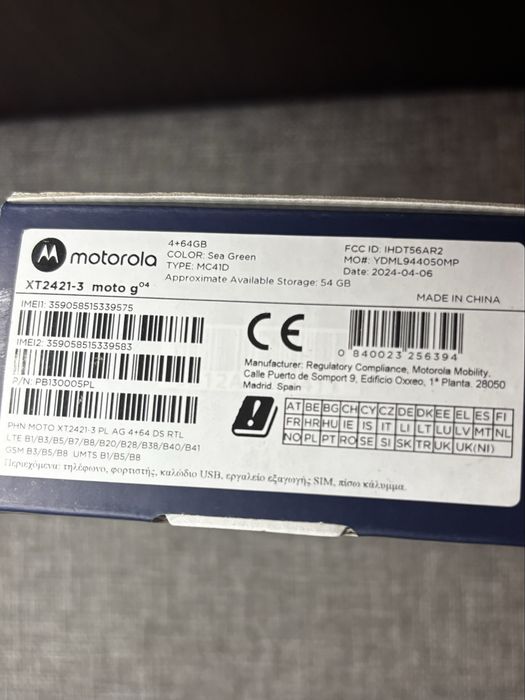 Moto g04, 64G ….