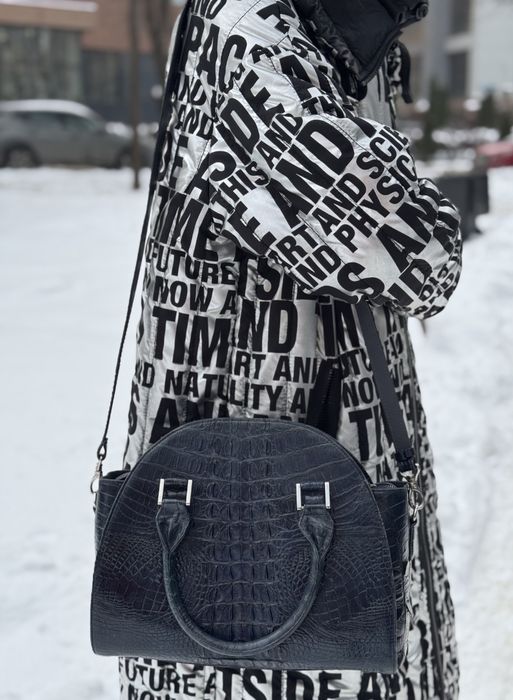 Кожаная сумка из крокодила