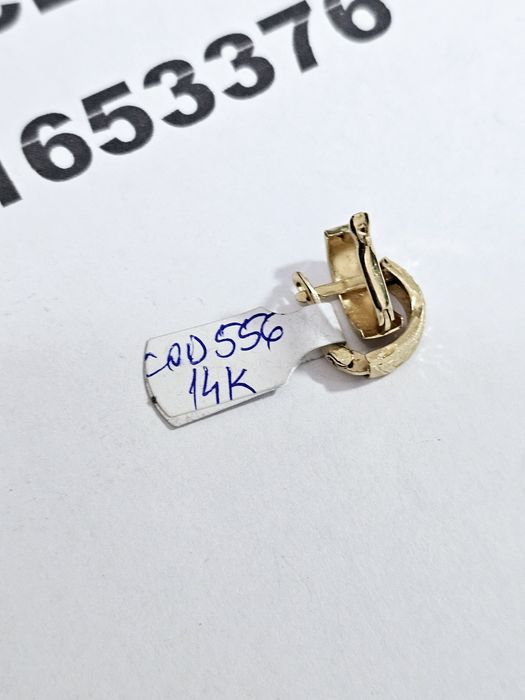 Vand cercei din aur 14 k 1.9 g cod 556