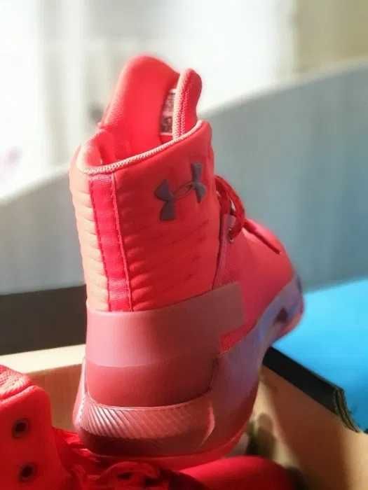 Under Armour, Pantofi mid-high BGS Drive 4, Rosu,noi!!
