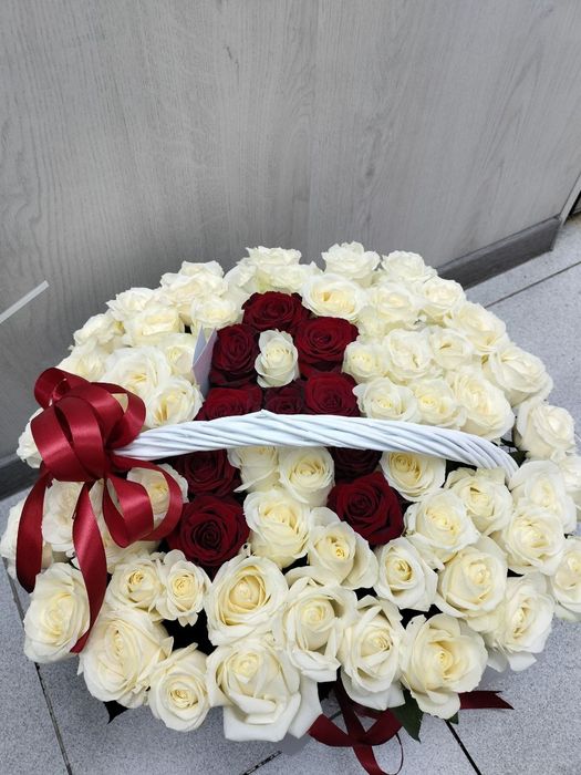 Цветы, розы 71шт