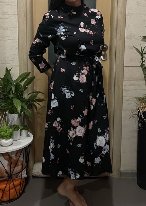 Дамска черна  рокля