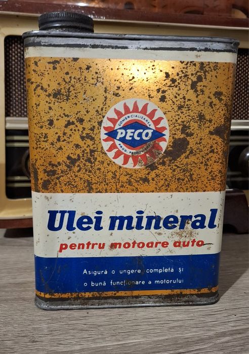 Bidon PECO pentru ulei mineral motor
