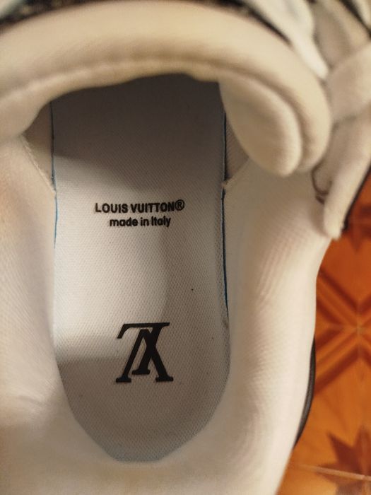 Vand Louis Vuitton Trainer,Alb,Negru