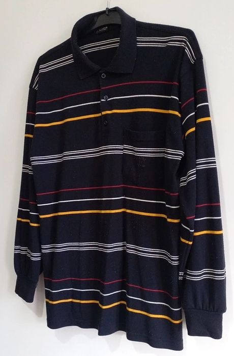 Tricou barbati usor flansat maneca lunga masura 48-50  sau XL-XXL stare perfecta