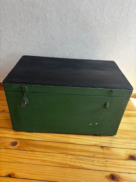 Сандък, стар, оригинален, чам