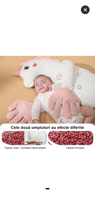 Perna inteligentă pentru somnul bebelușului cu funcție de bătaie ușoară