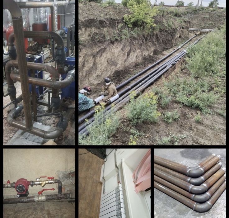 Отопление, любые сварочные работы.