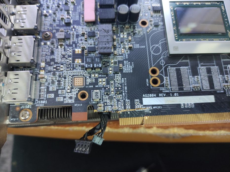ASRock rx6800xt на запчасти