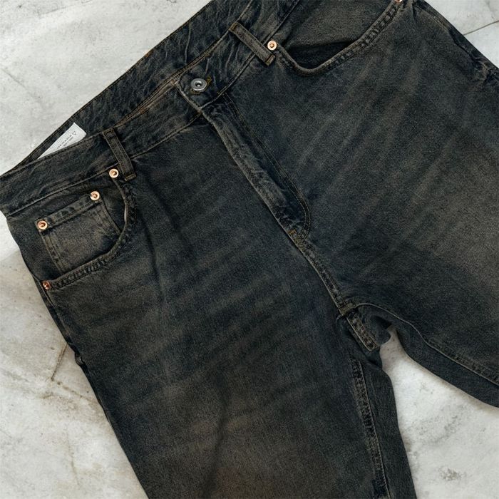 Blugi baggy flared zara barabatesti