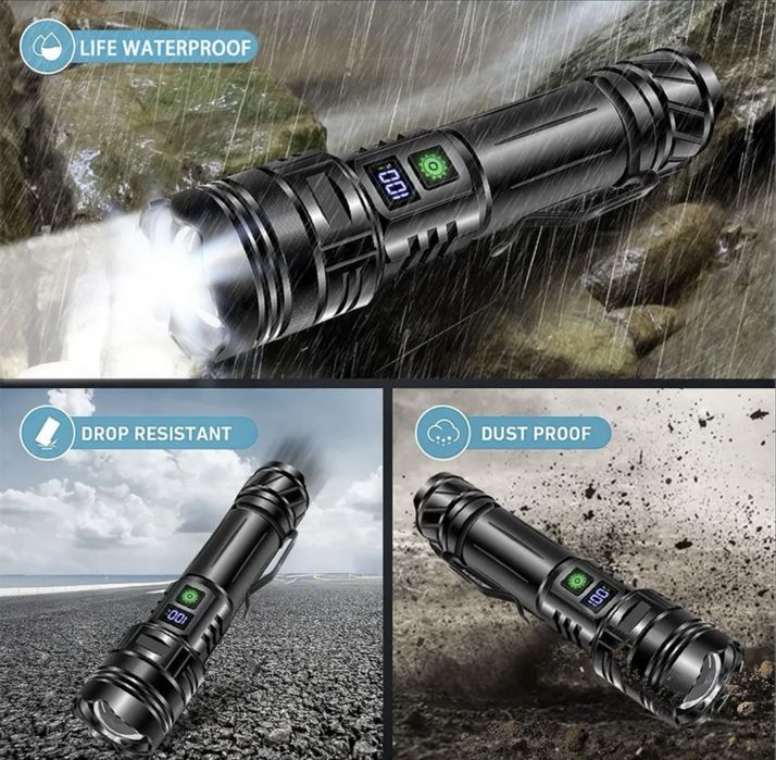 Lanterna 100000 lumeni, led 35w, 3000 metri noua