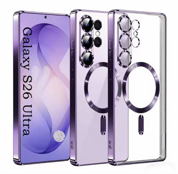 Samsung S26 S26 PLUS S26 ULTRA Husa Tpu Magnetica Lucioasa Protectie Camera