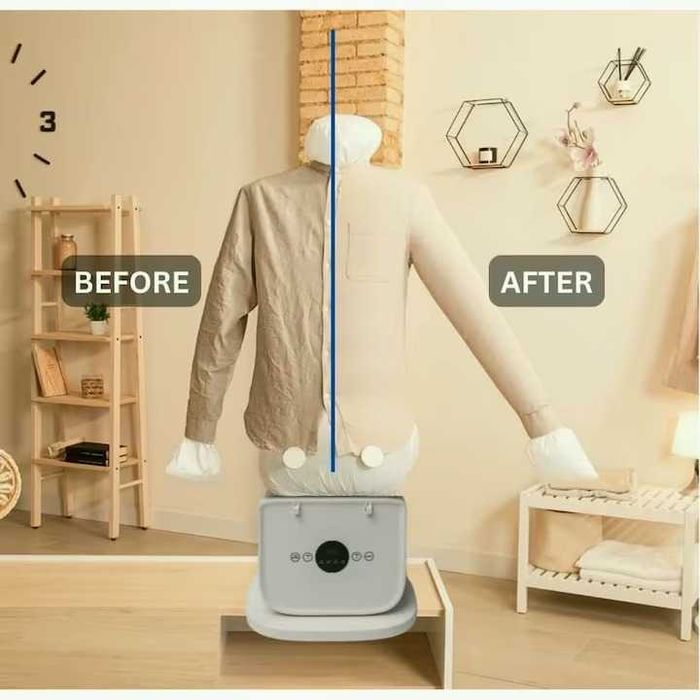Уред за автоматично сушене и гладене на дрехи и обувки Спестяващ време