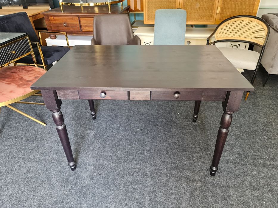 Masa de lemn cu sertare 120/80/75