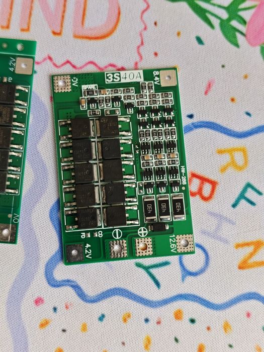 BMS 3-4S lithium cu balansare celule