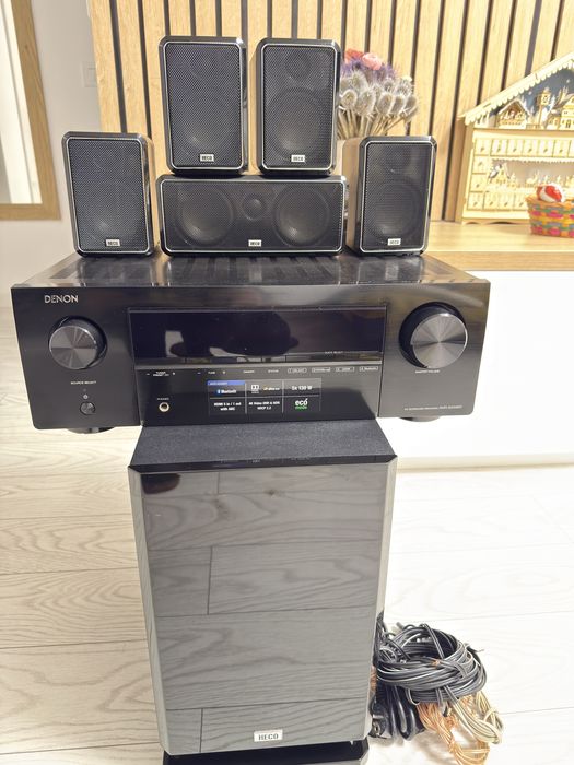 Sitem audio 5.1 Denon Avrx250bt-/Heco Ambient 5.1