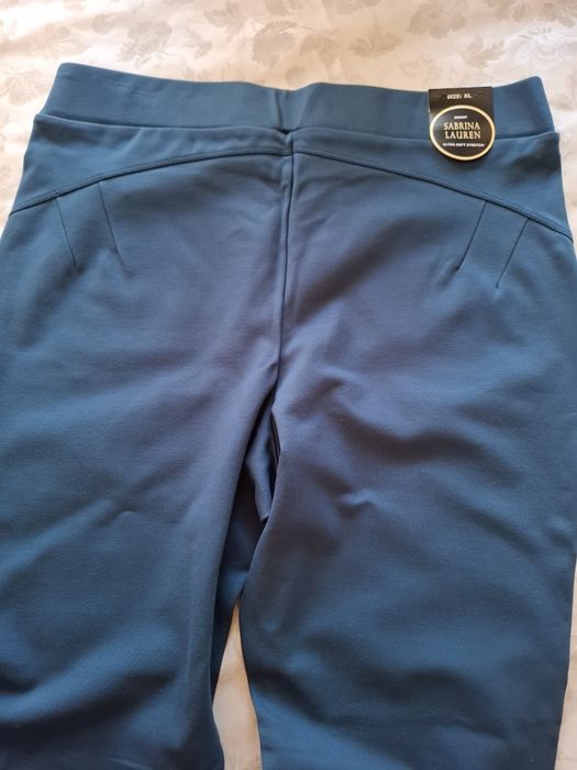 Леггинсы новые, XL, темно-зеленые, 8 тыс.