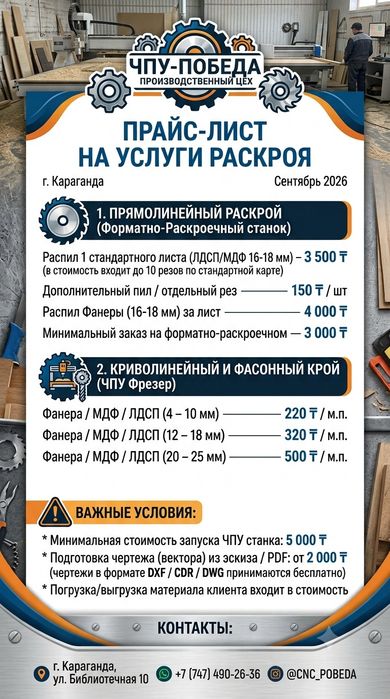 Распил . Форматник , ЧПУ