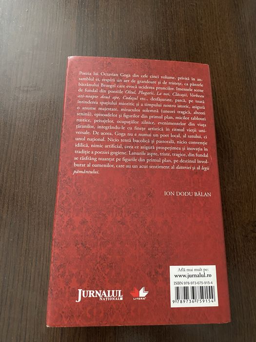 Carte de poezii de Octavian Goga pentru copii