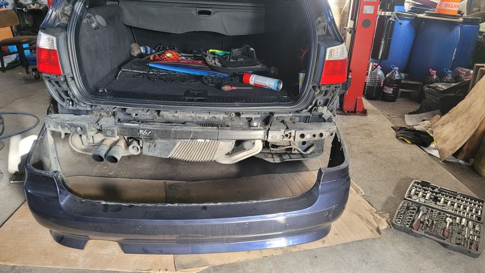 Bmw e61 електрически теглич