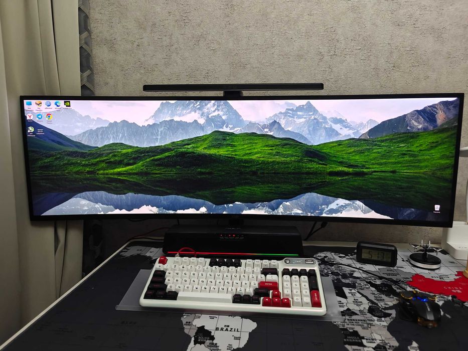 Продаётся 49 дюймовый экран Chonsun M49Q 144hz 5120x1440 Black IPS(LG)