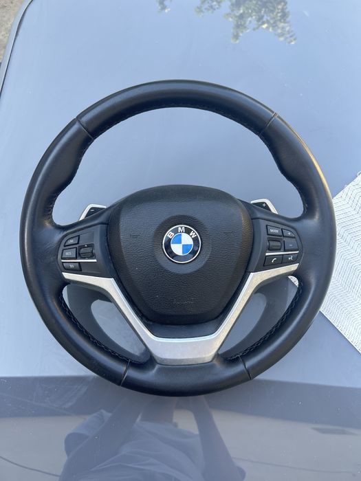 Volan BMW F20 F30 F32 F34 F36 OEM Sport cu padele și comenzi multifuncționale
