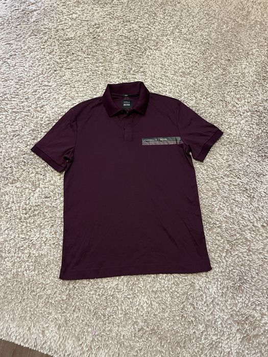 Boss x Porsche Cotton Polo-оригинална мъжка тениска